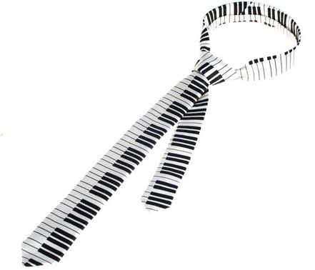 галстук-пианино