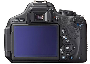 Canon EOS 600D сзади