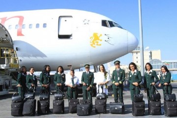 Эфиопия впервые в мире устроила чисто женский авиарейс