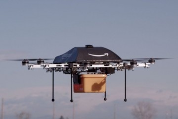 Амазон будет доставлять посылки саморазрушающимися дронами
