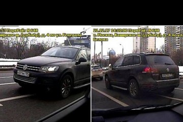 Москвича оштрафовали за «парковку» в пробке