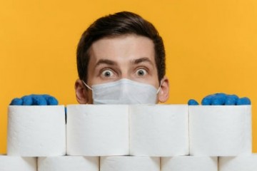 Какие люди делали в начале пандемии коронавируса запасы туалетной бумаги? 