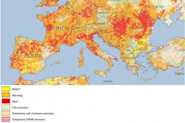 В Европе сильнейшая за 500 лет засуха