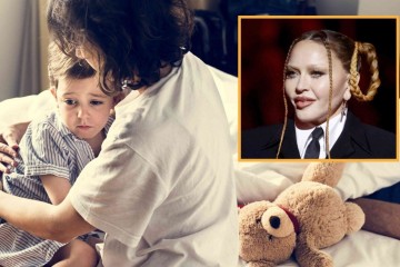Испуганный ребенок просит мать проверять, не прячется ли под кроватью Мадонна