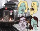 Житель Нью-Йорка научил всех спать в метро без риска проспать остановку
