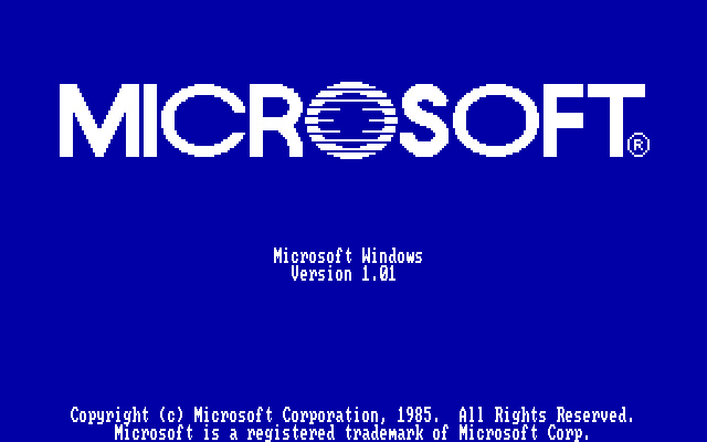 Microsoft Windows 1.0