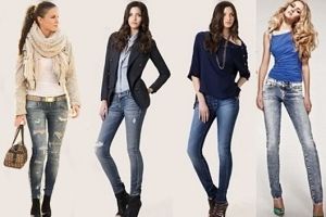 Узкие джинсы: секреты стиля