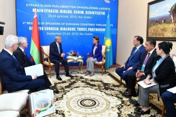 Дарига Назарбаева встретилась с главами парламентов пяти стран