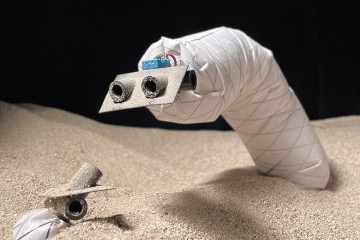 Исследователи создали новый тип робота-червя, способного быстро проникать под землю 