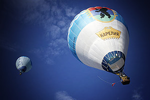 На территории Дмитровского района проходят соревнования воздухоплавателей