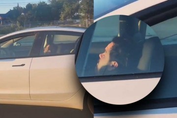 В Канаде водитель Теслы прокатился по автобану во сне