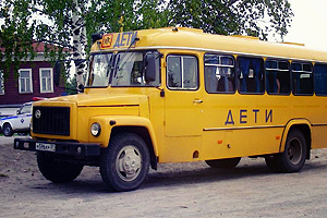 В Новосибирской области школьный автобус попал в ДТП